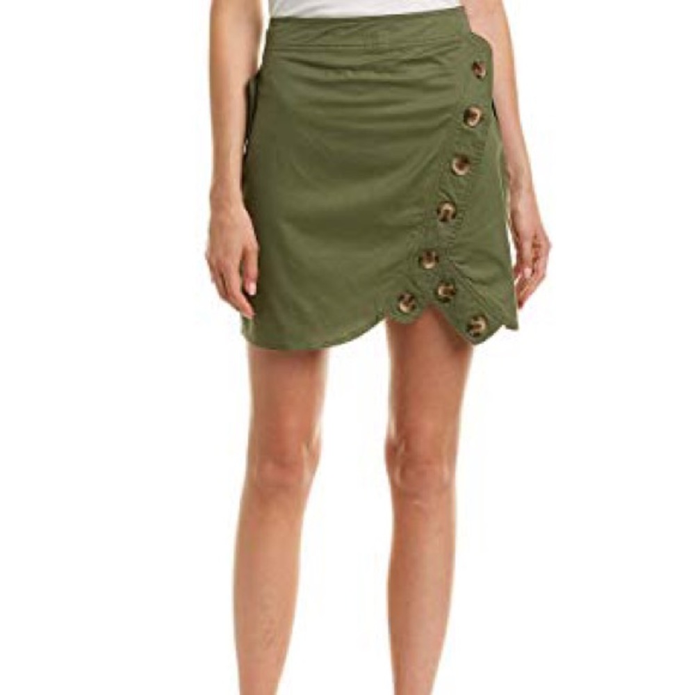 NEW Button Detail Skirt